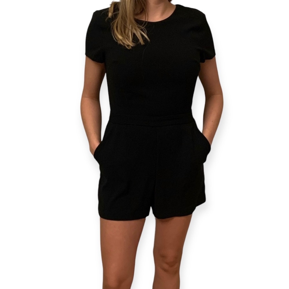 Banana Republic Black Romper Size 12